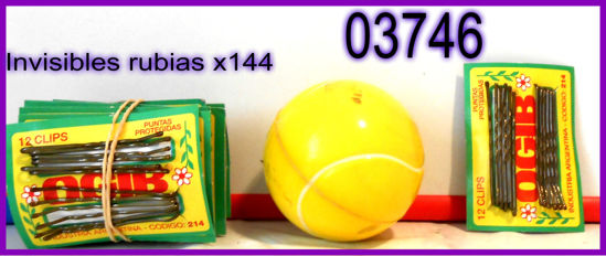 Imagen de INVISIBLES OGGIB RUBIAS X144 5.25